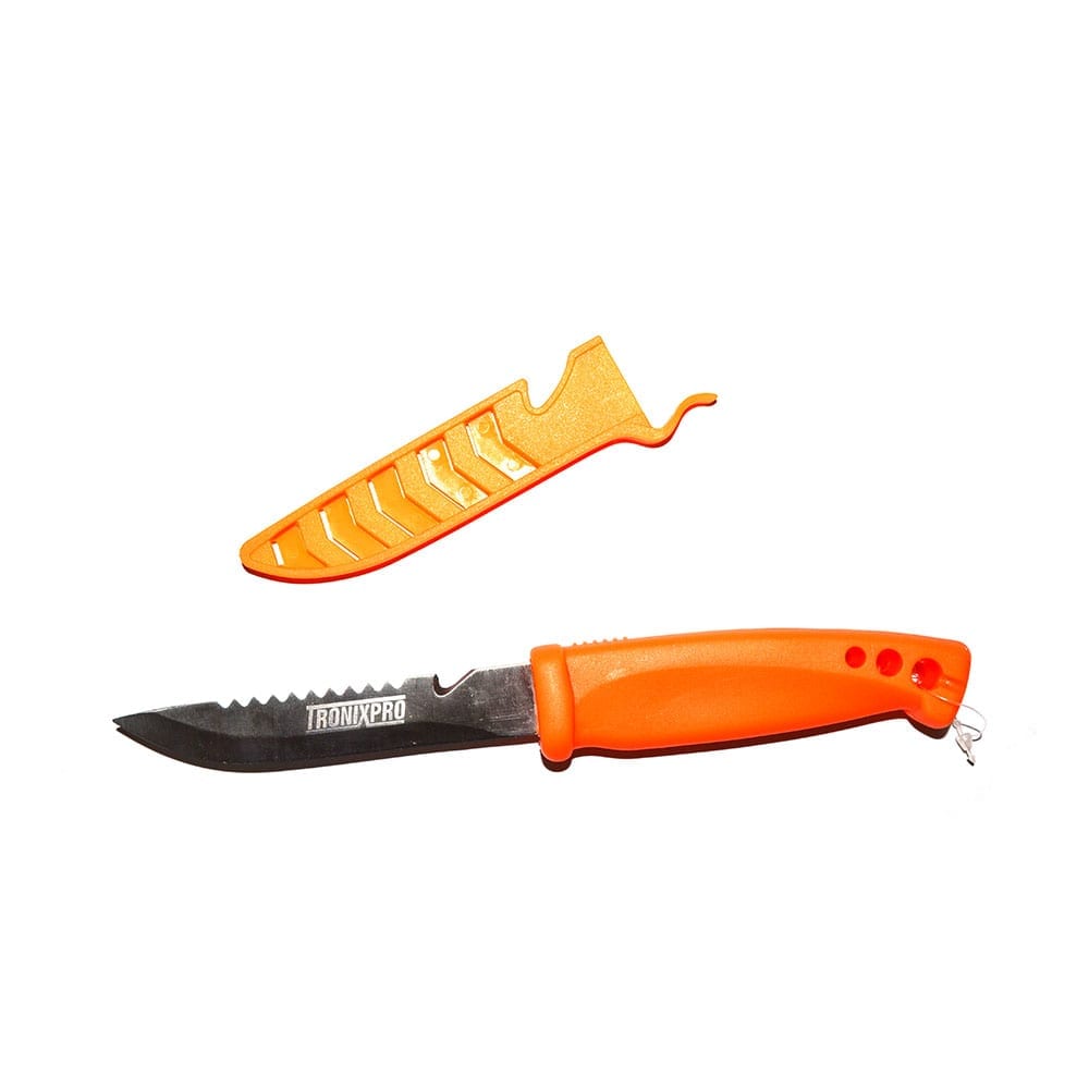 Bait Knife, Orange, 4 inch