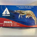 2kg whole shrimp Size 50mm -  60mm