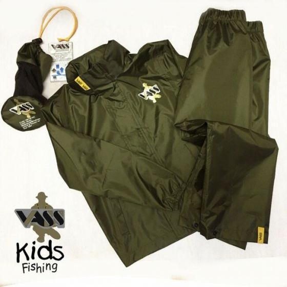 Vass-Tex Lightweight PackAway waterproof-breathable fishing jacket &  trouser set 